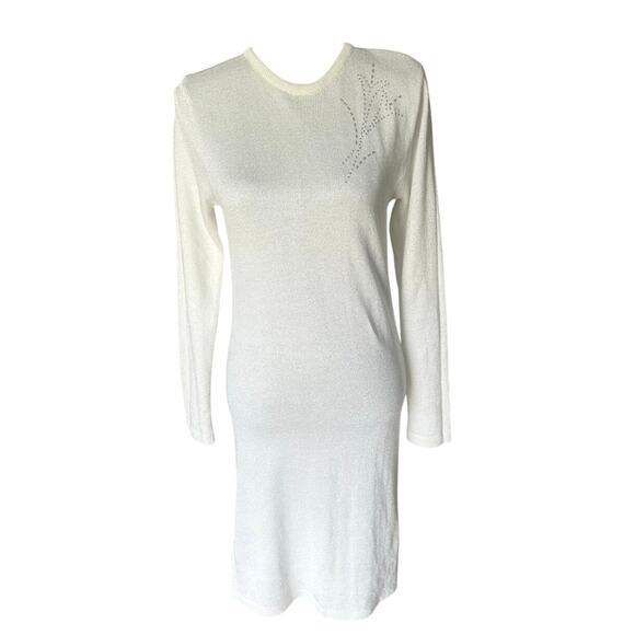Liz Claiborne Beaded Sweater Dress - Picture 1 of 9
